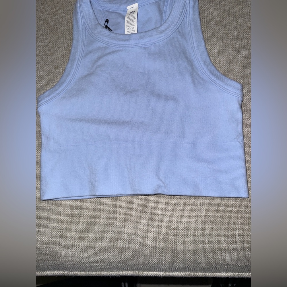261.  Alo Seamless Delight High Neck Bra - Picture 8 of 12
